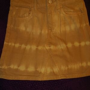 Tan/white girls skirt